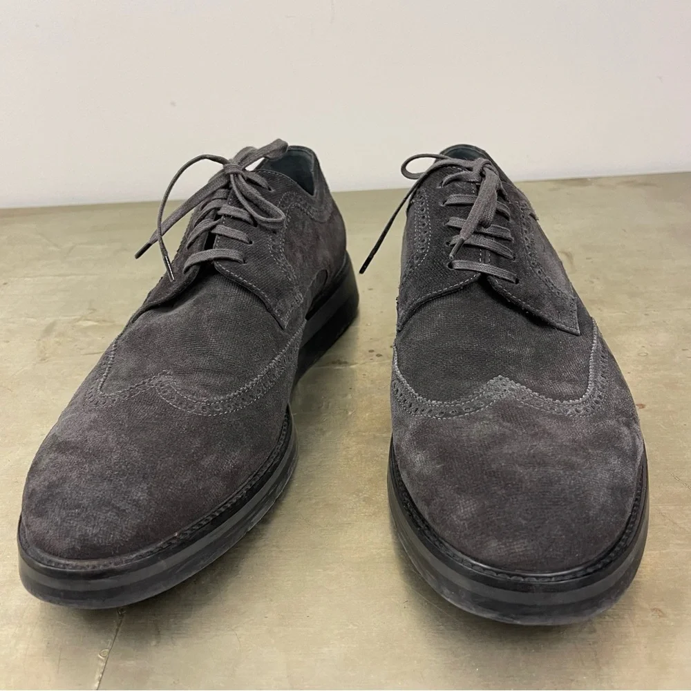 VINCE Pryce Suede Wingtip Oxford Lace Up Shoes